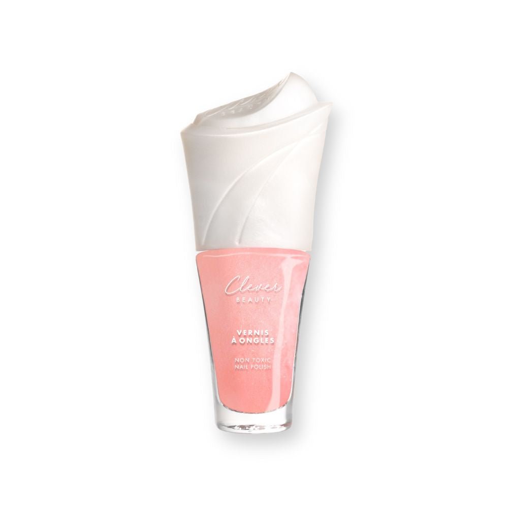 Vernis ongles rose nacré