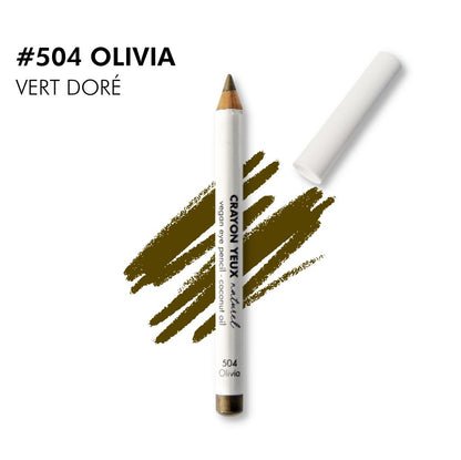 Kit Crayon Yeux Naturels — 5 Teintes · 3 en 1 · Huile de Coco · Vegan